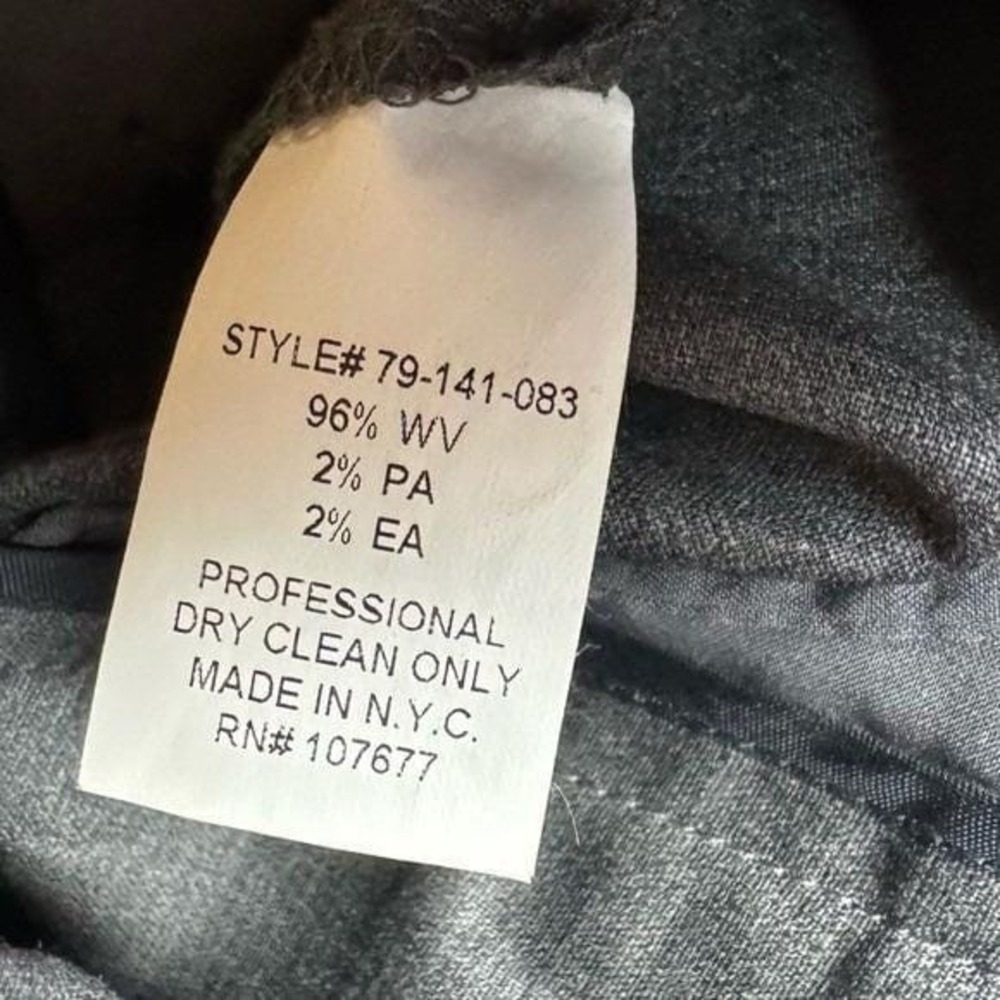 alice + olivia Wool Gray Flared Dress Pants Women's Size 8 - Picture 8 of 10